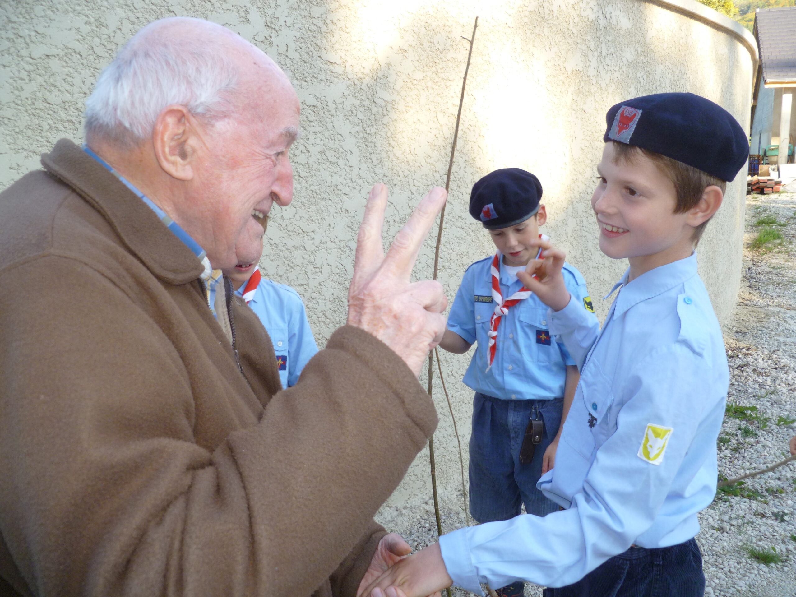 P.Raymond et scout